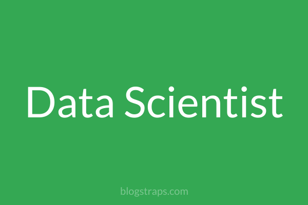 Data Scientist