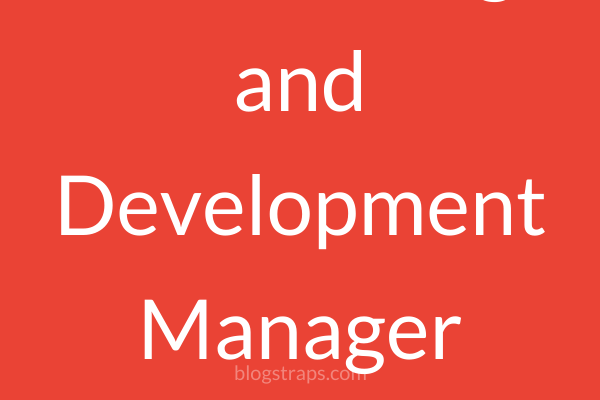 HR Training and Development Manager